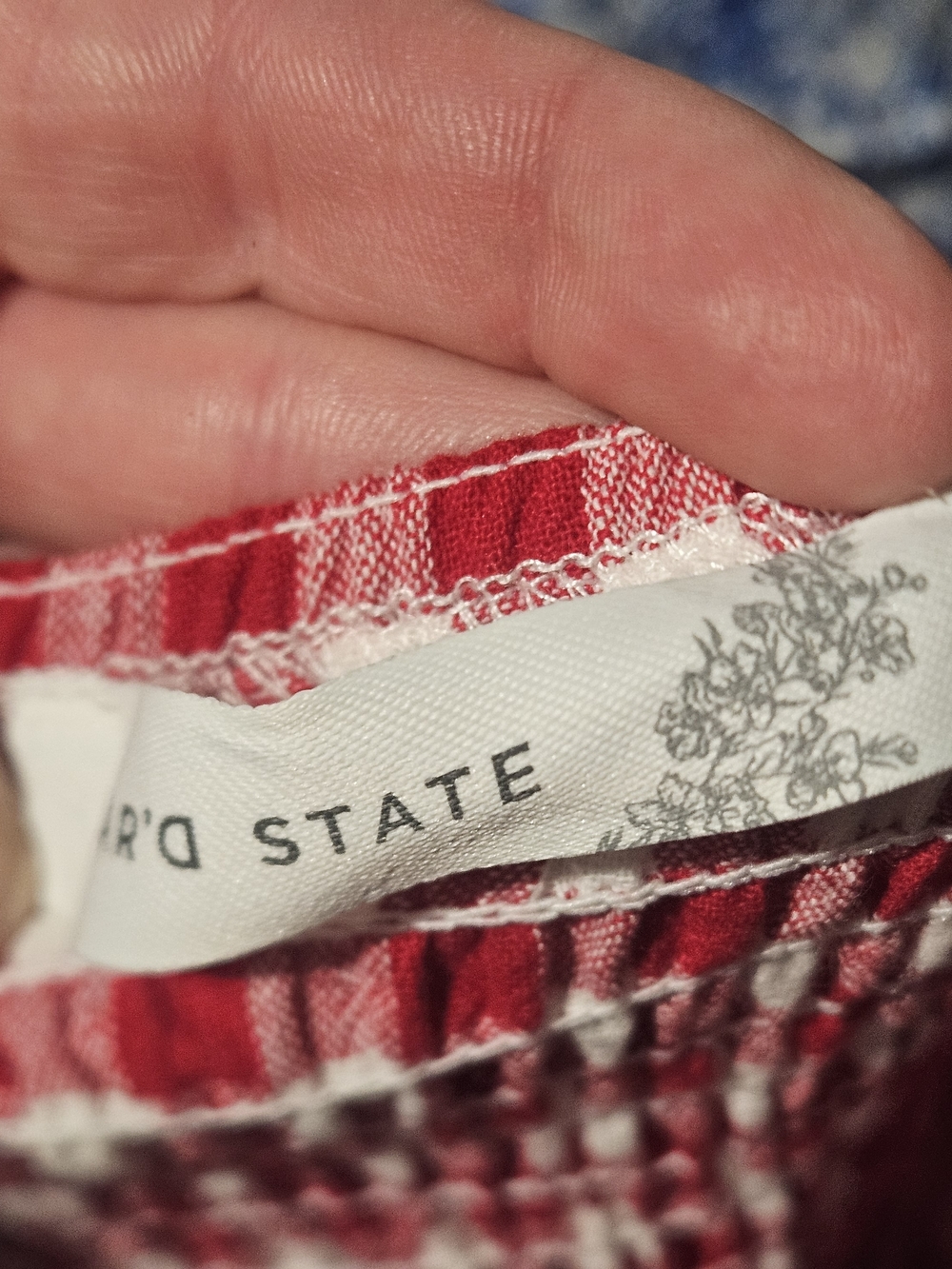 Altar'd State NWT Red Gingham Strapless Bow Romper XS Cottagecore - Picture 6 of 16
